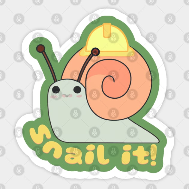 Snail It Funny Quote V3 Sticker by Family journey with God